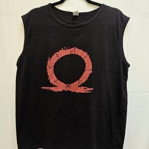 Sony Black and Red Tank Top